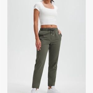 Olive Green Women's Pants